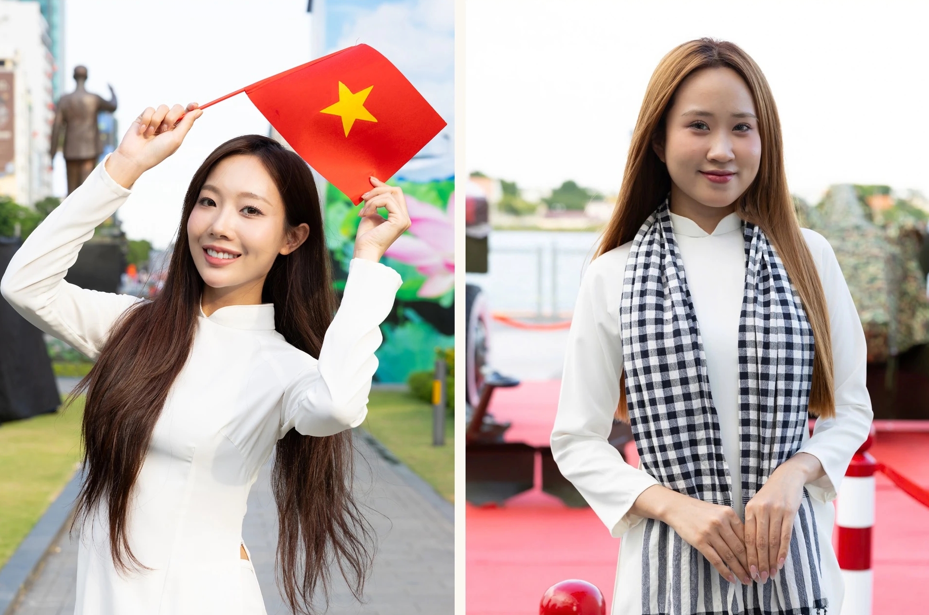 Áo dài và ‘áo yêu nước’ lan tỏa khắp phố phường Sài Gòn