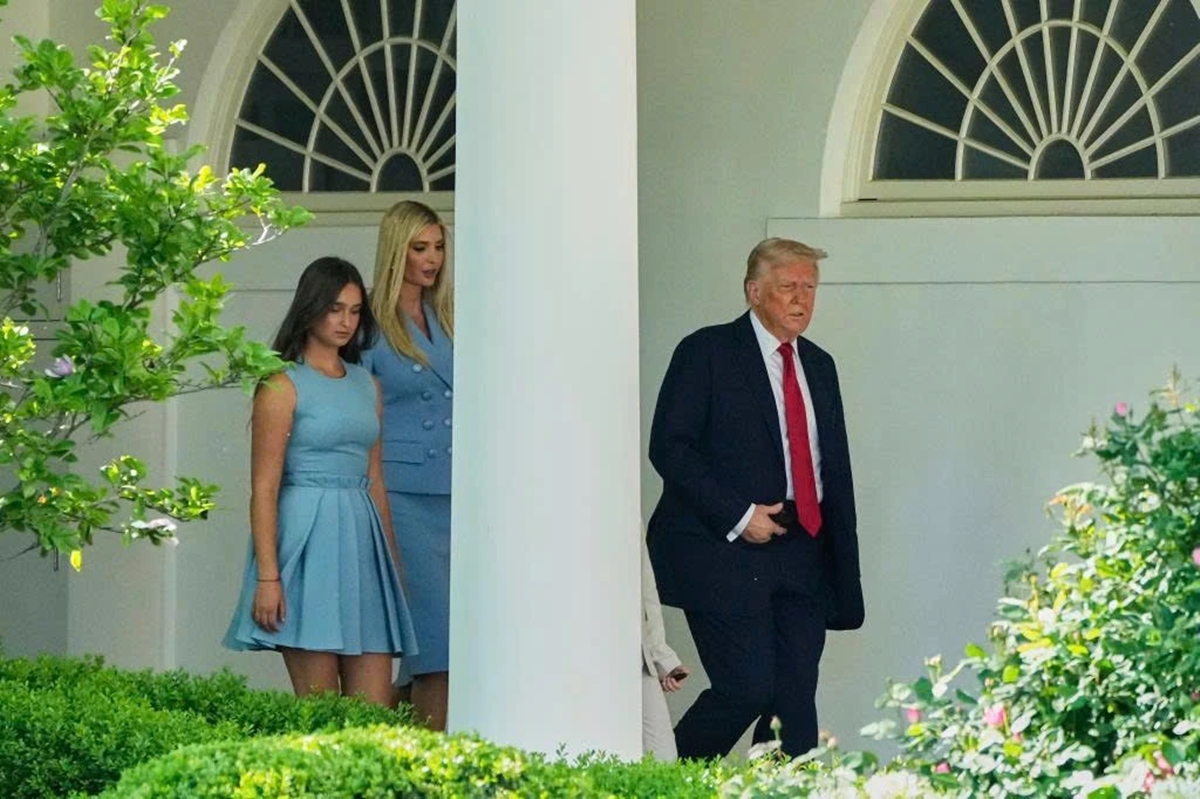 Arabella Rose Kushner, Ivanka Trump, Tổng thống Donald Trump, Super Bowl 2025, thời trang Nhà Trắng
