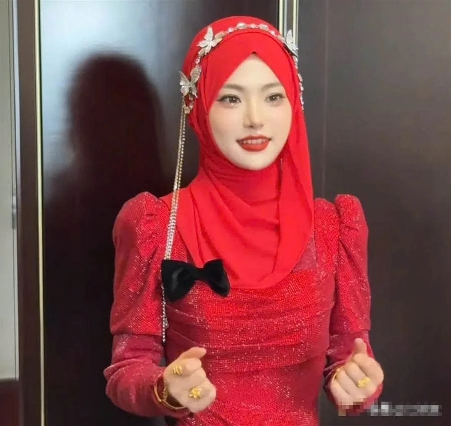 cô dâu Cam Túc, Ma Xiaoqing, đám cưới người Hồi, cô dâu đẹp siêu thực, nhan sắc gây tranh cãi, đám cưới Trung Quốc