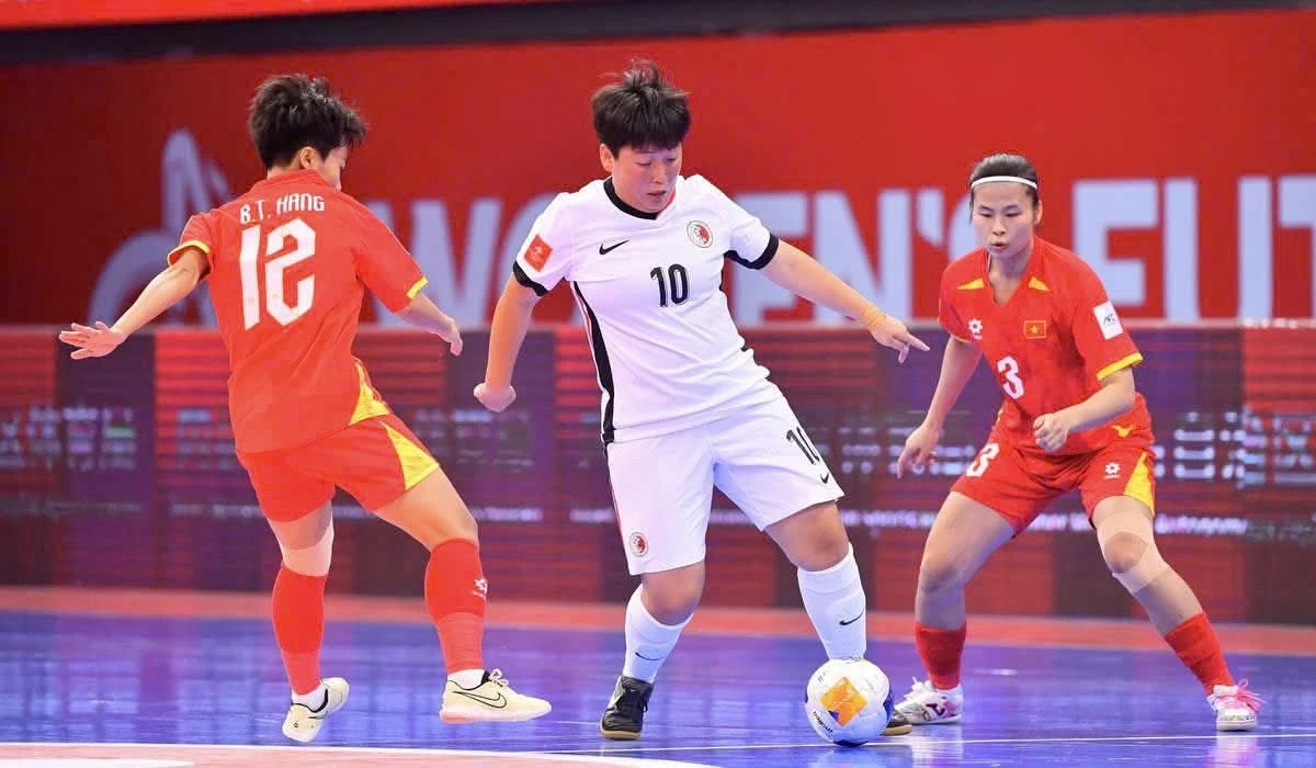 Futsal nữ Việt Nam, giải futsal châu Á 2025, tuyển futsal nữ, trận đấu Việt Nam vs Hong Kong