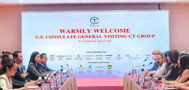 CT Group, Tổng Lãnh sự Mỹ, hợp tác công nghệ, giáo dục, phát triển bền vững