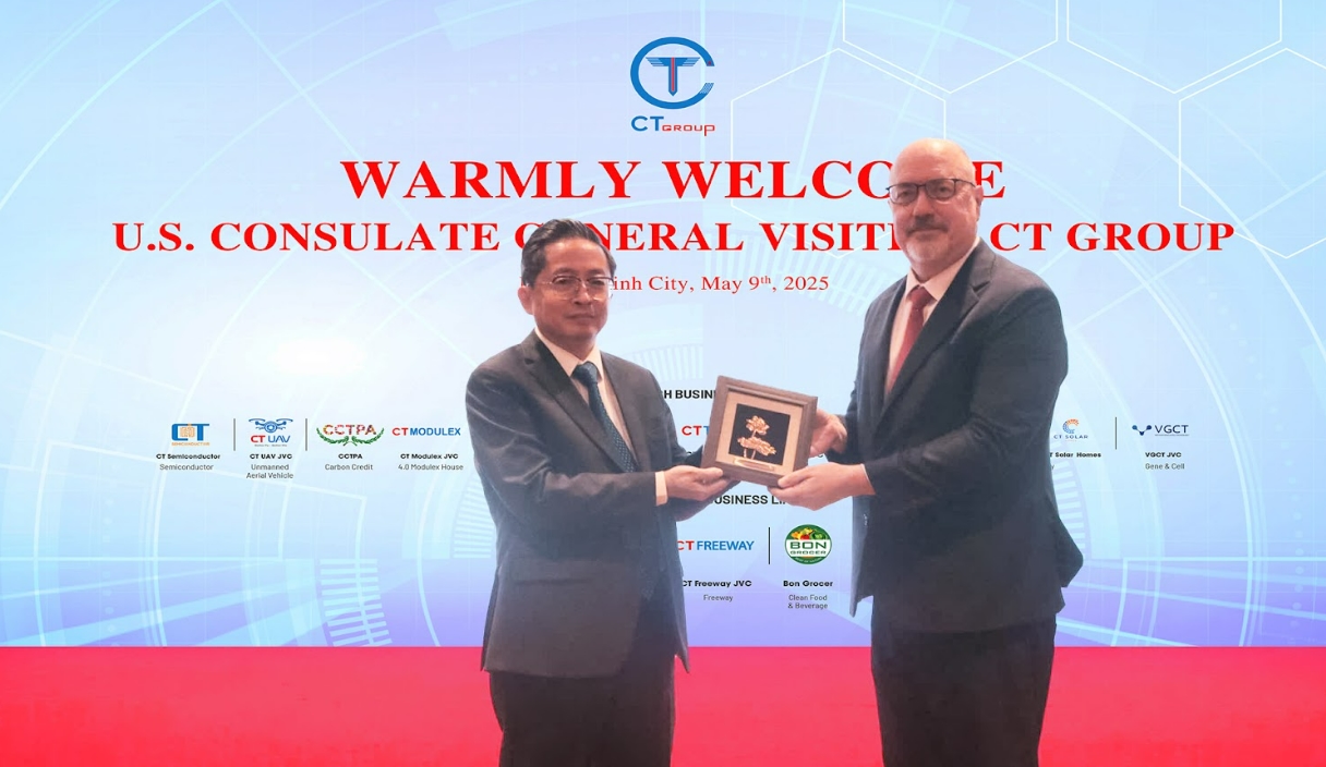 CT Group, Tổng Lãnh sự Mỹ, hợp tác công nghệ, giáo dục, phát triển bền vững