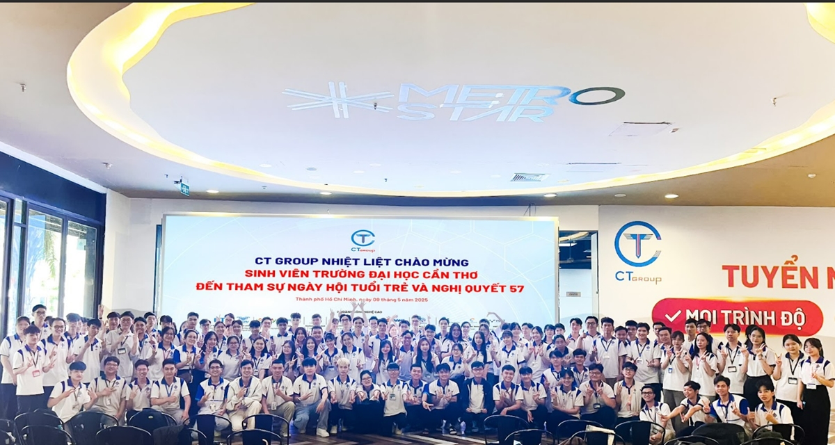 Hành trình 180km truyền cảm hứng: Sinh viên Đại học Cần Thơ khám phá CT Innovation Hub