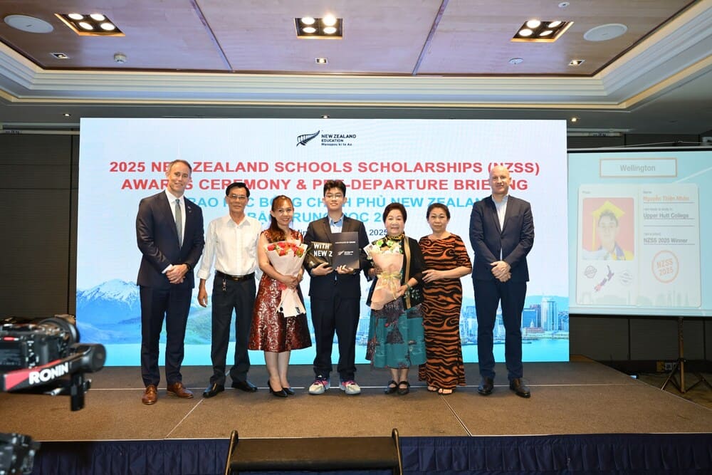 học bổng NZSS 2025