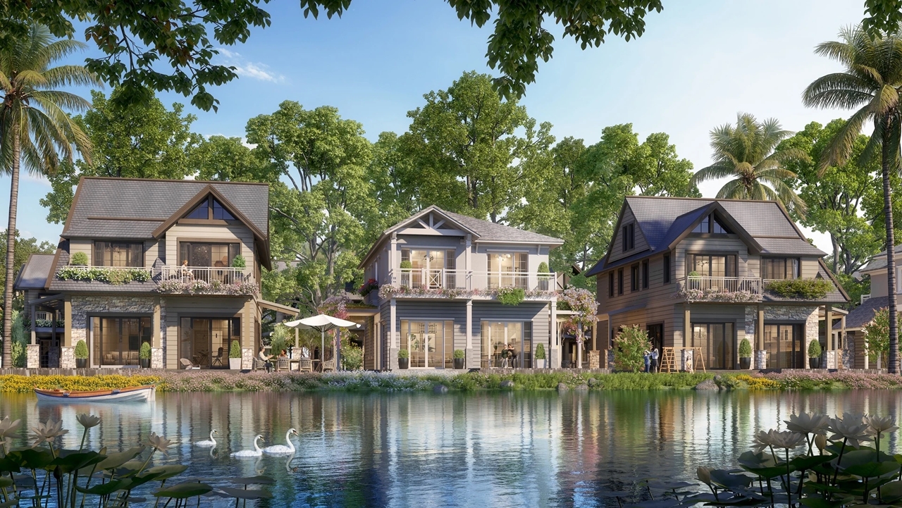 Retreat Island, biệt thự đảo, Ecopark, Eco Retreat