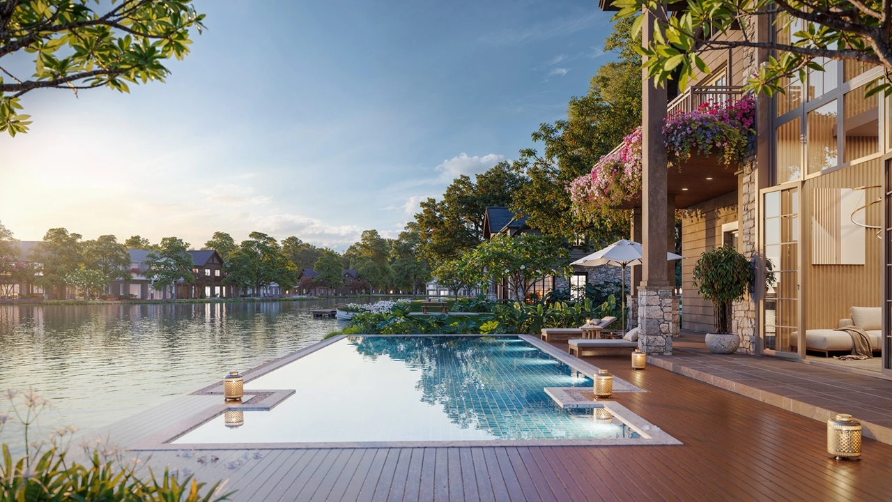 Retreat Island, biệt thự đảo, Ecopark, Eco Retreat