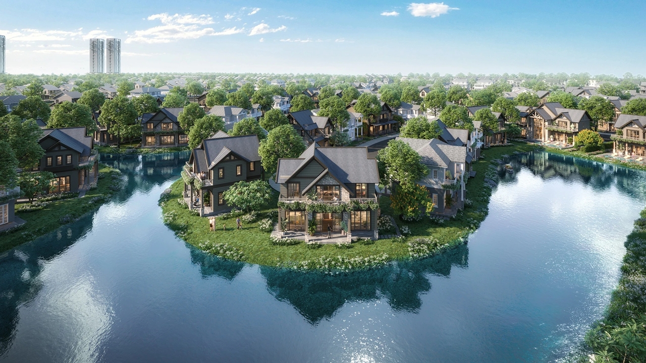 Retreat Island, biệt thự đảo, Ecopark, Eco Retreat
