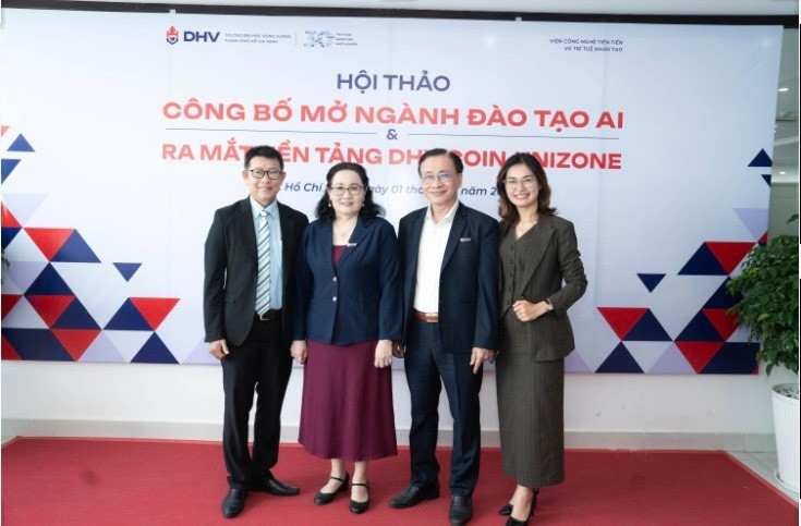 Trường Đại học Hùng Vương, DHV Coin, UniZone, trí tuệ nhân tạo, ngành AI, giáo dục số, nền tảng blockchain, đào tạo công nghệ cao, chuyển đổi số giáo dục