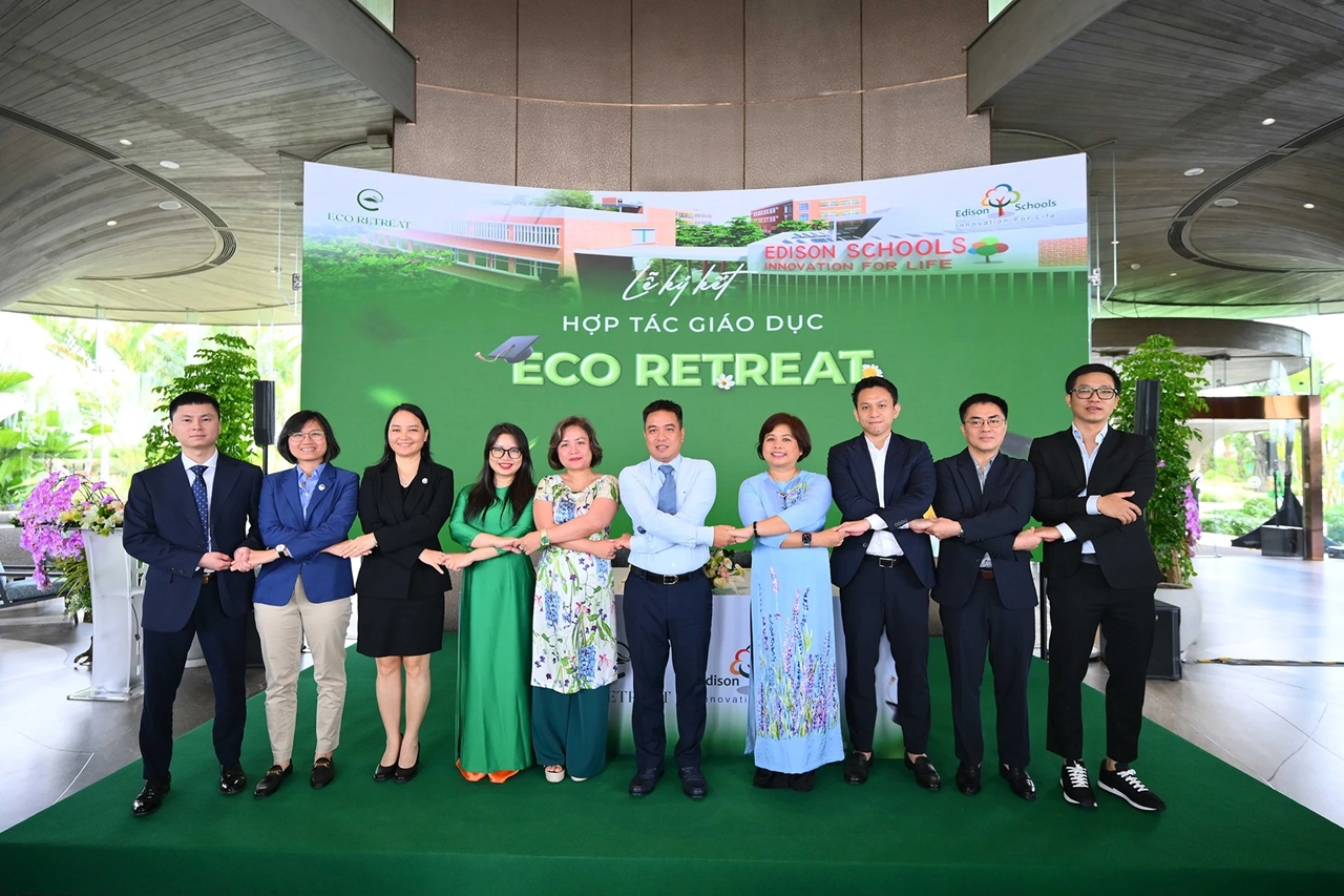 Ecopark bắt tay Edison xây dựng tổ hợp giáo dục liên cấp giữa “khu rừng” Eco Retreat