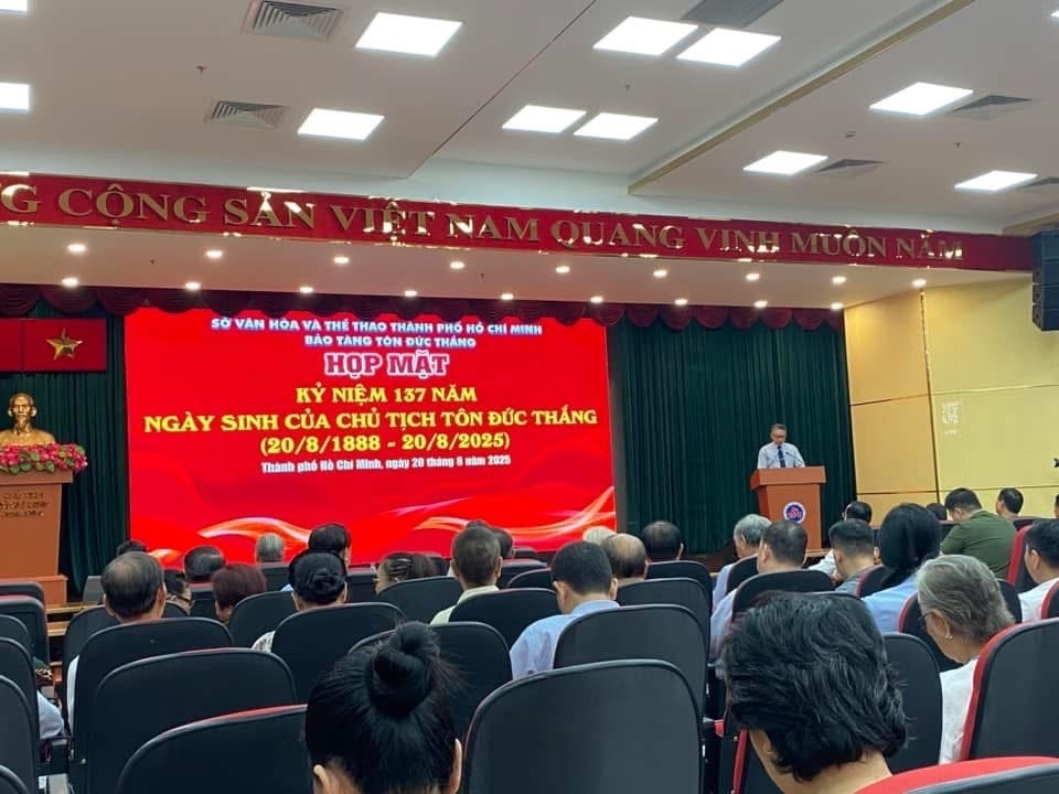 Họp mặt kỷ niệm 137 năm ngày sinh Chủ tịch Tôn Đức Thắng