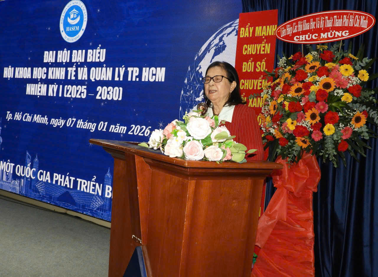 TS Trương Thị Minh Sâm tái đắc cử Chủ tịch HASEM