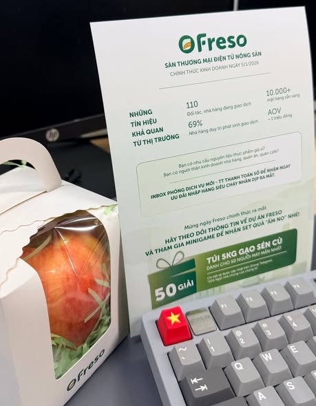 Freso, sàn thương mại điện tử nông sản, TMĐT nông sản B2B, Viettel, VDS, chuỗi cung ứng nông sản, ngành F&B, hóa đơn điện tử, truy xuất nguồn gốc