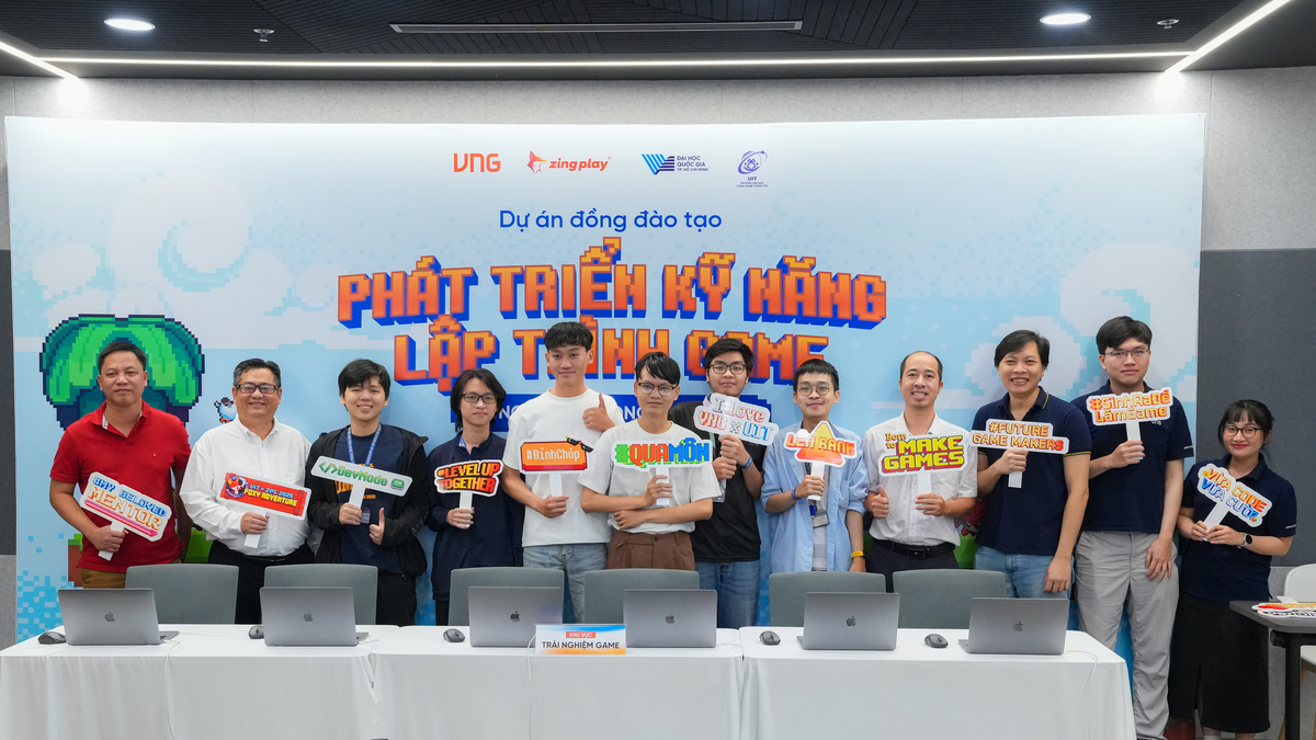 VNG và Đại học Quốc gia TP.HCM tổng kết dự án đồng đào tạo lập trình game