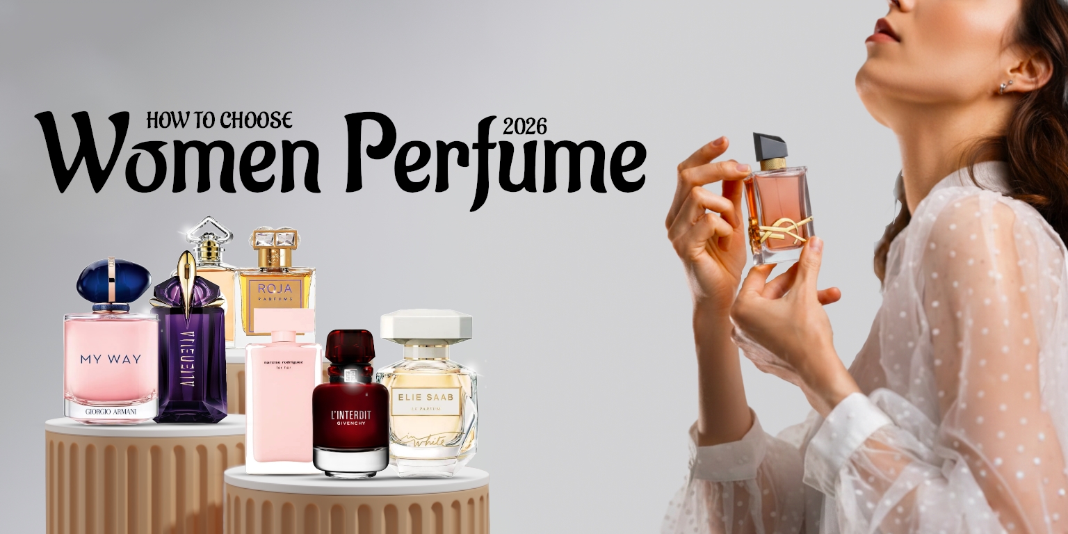 nước hoa nữ 2026, cách chọn nước hoa nữ, nước hoa nữ thơm lâu, nước hoa nữ quyến rũ, nước hoa nữ Trung Đông, nước hoa nữ mùi oud