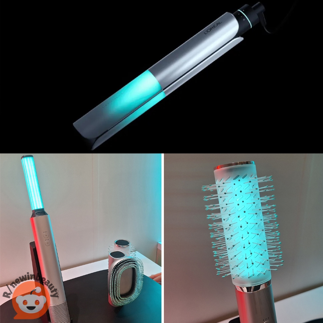 L’Oréal Light Straight, máy duỗi tóc L’Oréal, máy tạo kiểu tóc hồng ngoại, multi styler L’Oréal, máy duỗi tóc ít nhiệt, máy tạo kiểu đa năng, máy uốn duỗi 2 trong 1