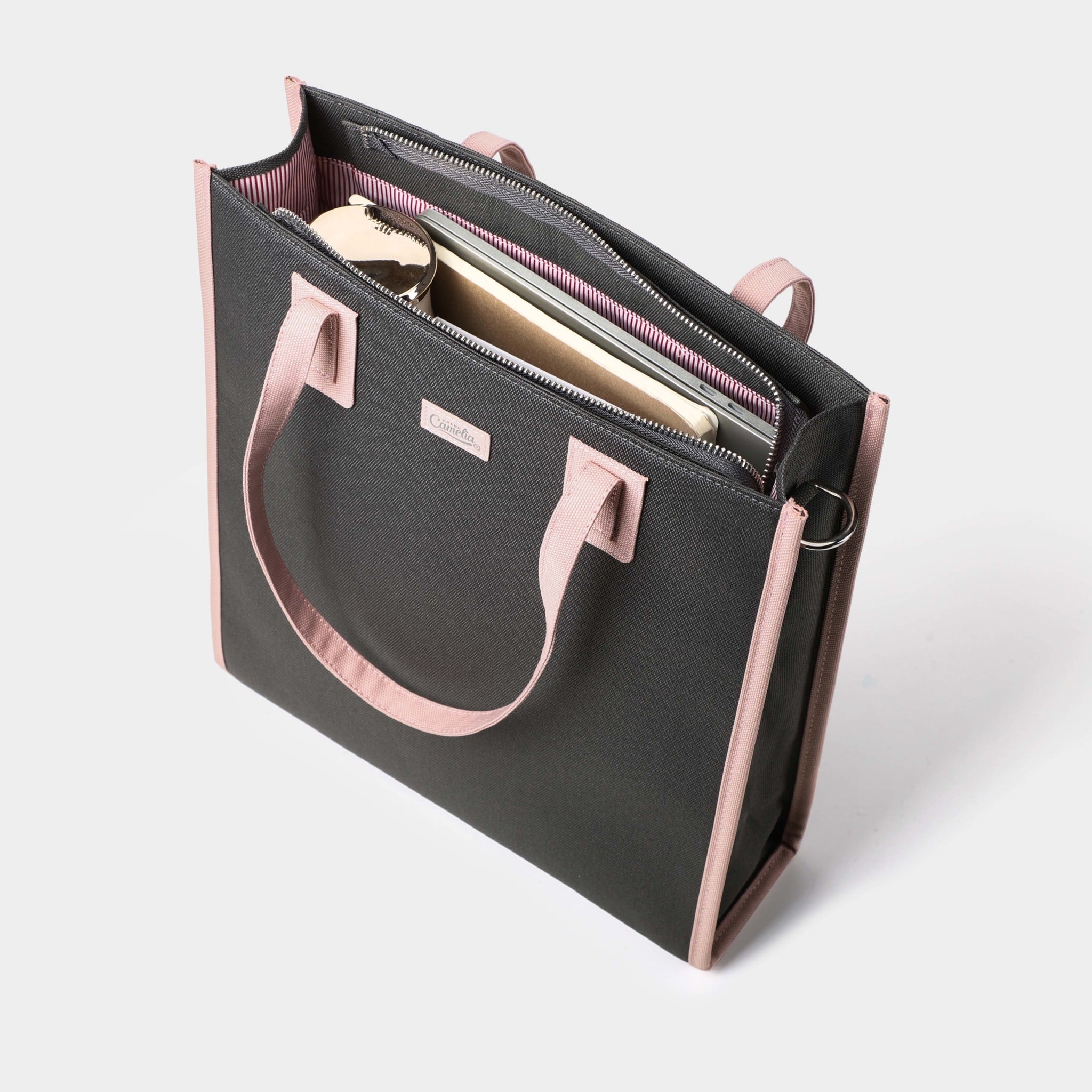 Work Tote ngang Camelia Brand, Work Tote dọc Camelia Brand, so sánh Work Tote ngang và dọc, túi Camelia Brand đi làm, review Work Tote Camelia Brand