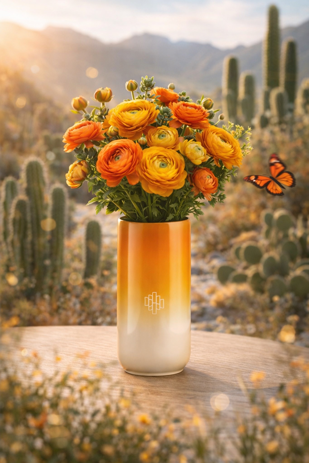 Bình hoa Silky size S: Tinh tế trong từng đường chuyển sắc