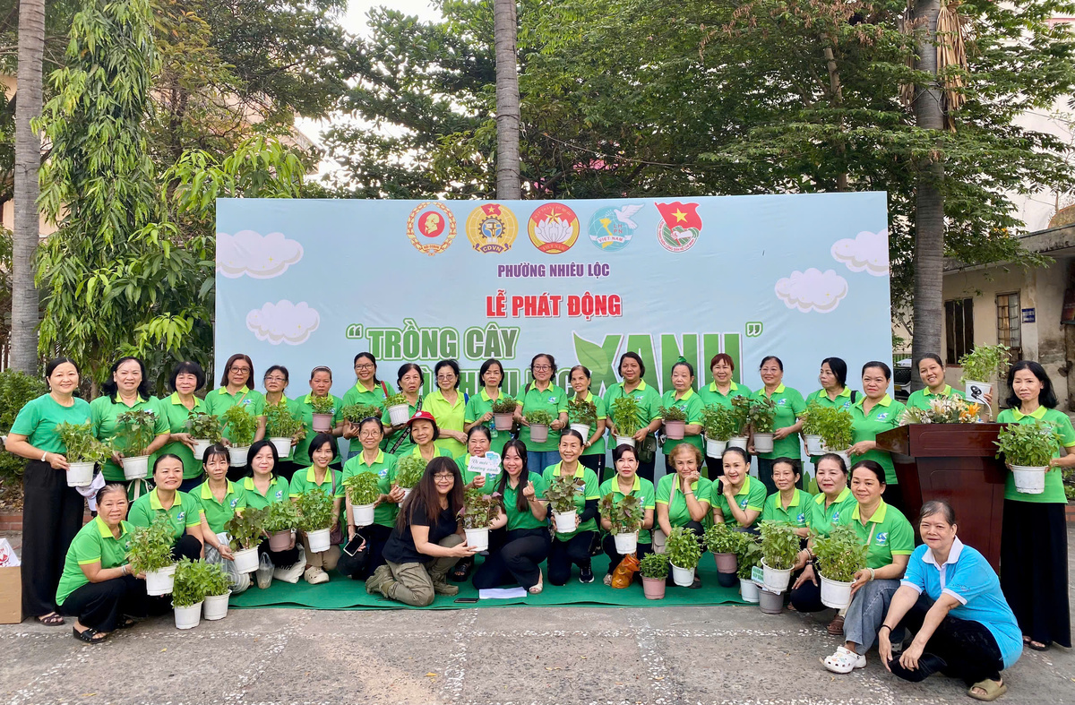 Phường Nhiêu Lộc phát động chuỗi hoạt động 'Nhiêu Lộc xanh - Nếp sống xanh'