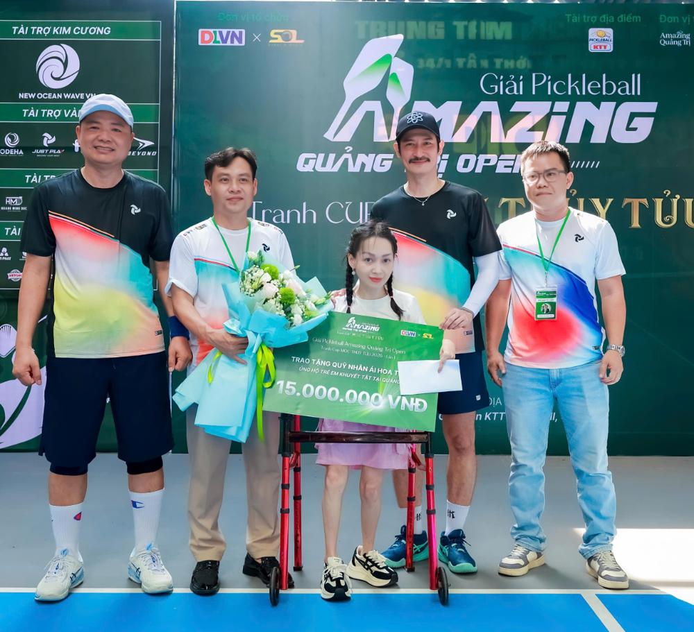 Giải Pickleball Amazing Quảng Trị gây quỹ cho Dự án Nhân ái Hoa Trà My