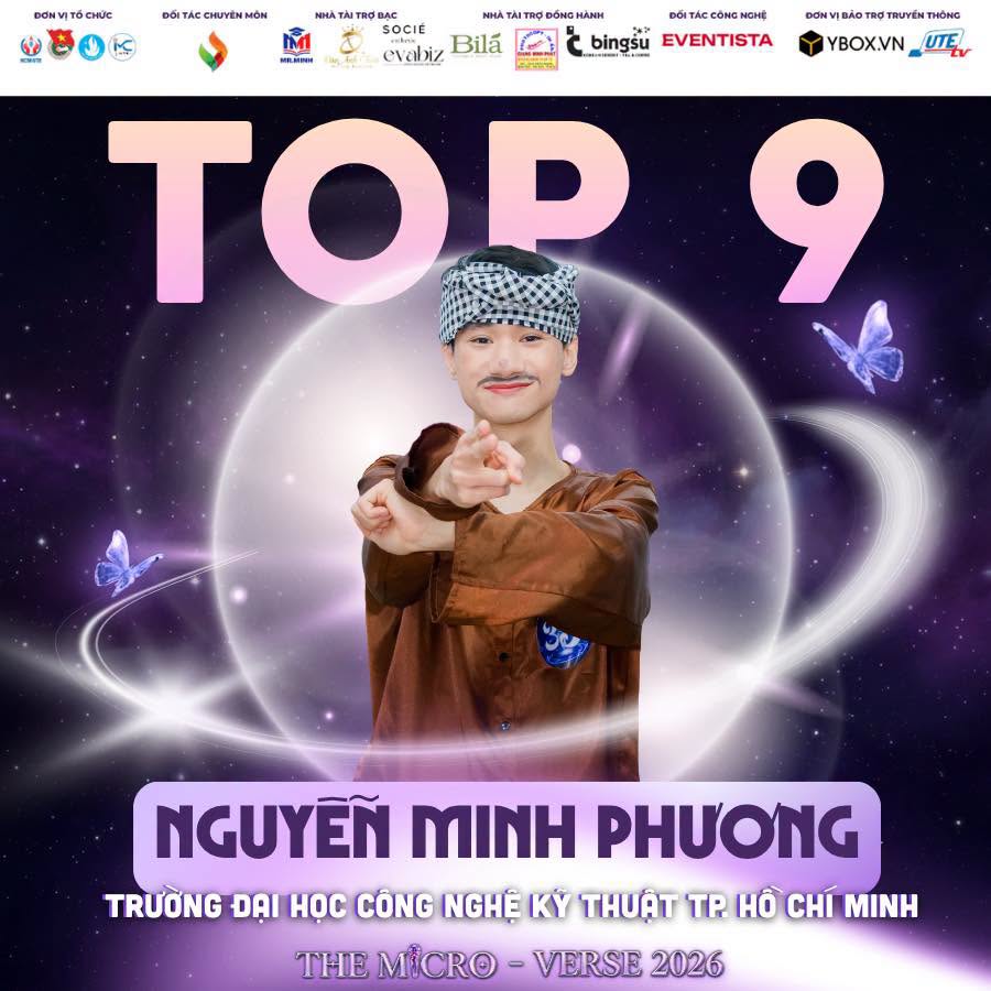 Danh sách Top 9 The Micro - Verse 2026 nguyễn minh phương