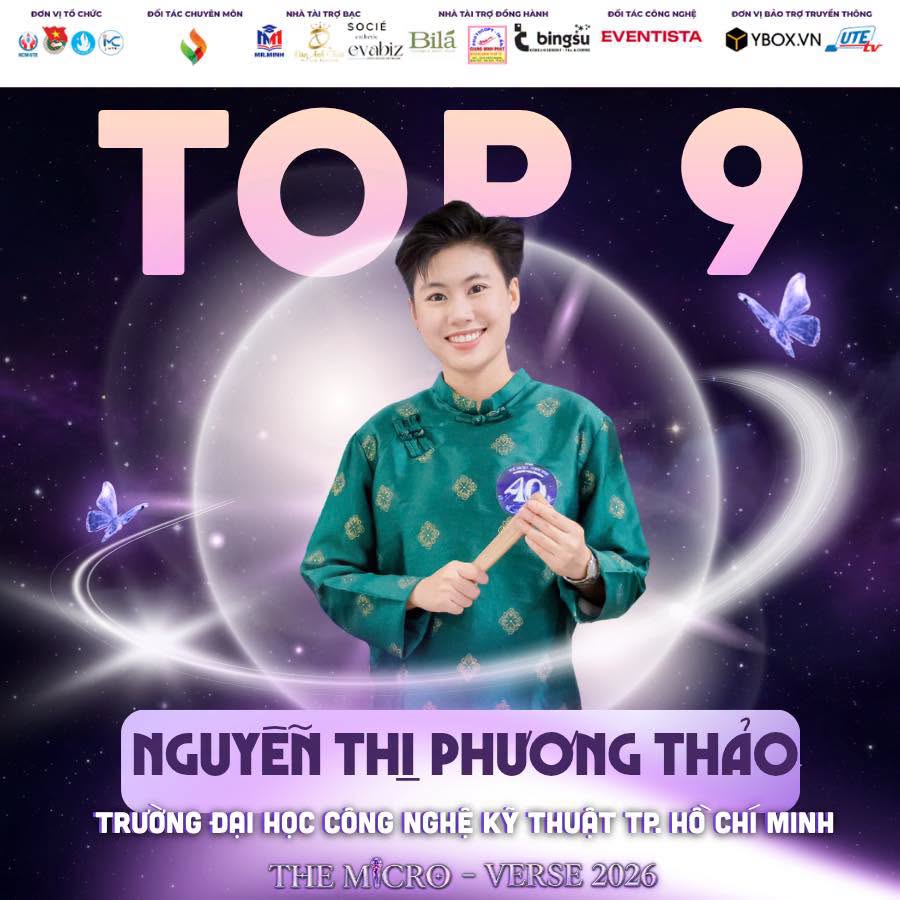 Danh sách Top 9 The Micro - Verse 2026 nguyễn thị phương thảo
