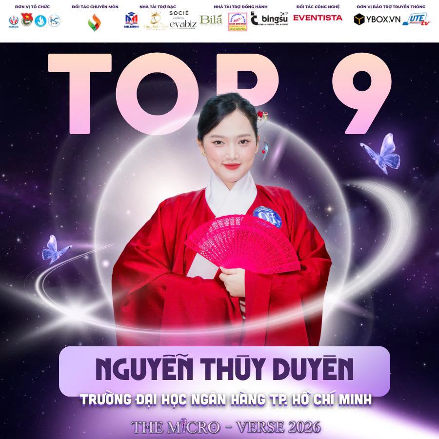 Danh sách Top 9 The Micro - Verse 2026 nguyễn thùy duyên
