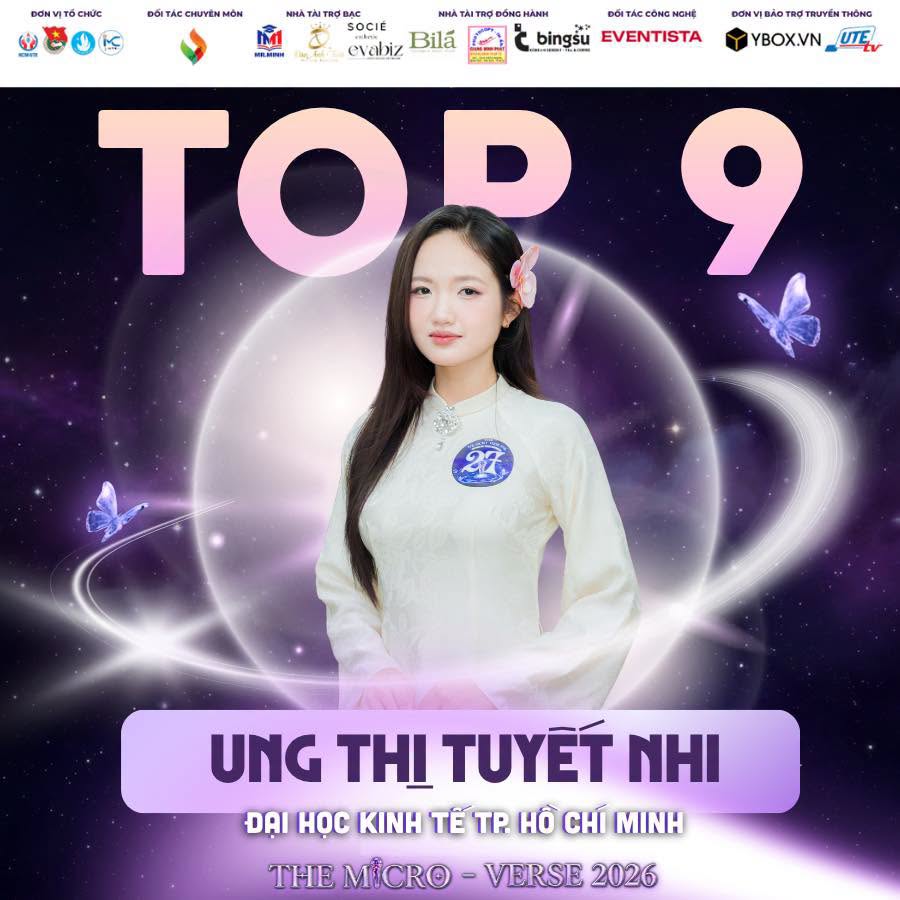 Danh sách Top 9 The Micro - Verse 2026 ung thị tuyết nhi
