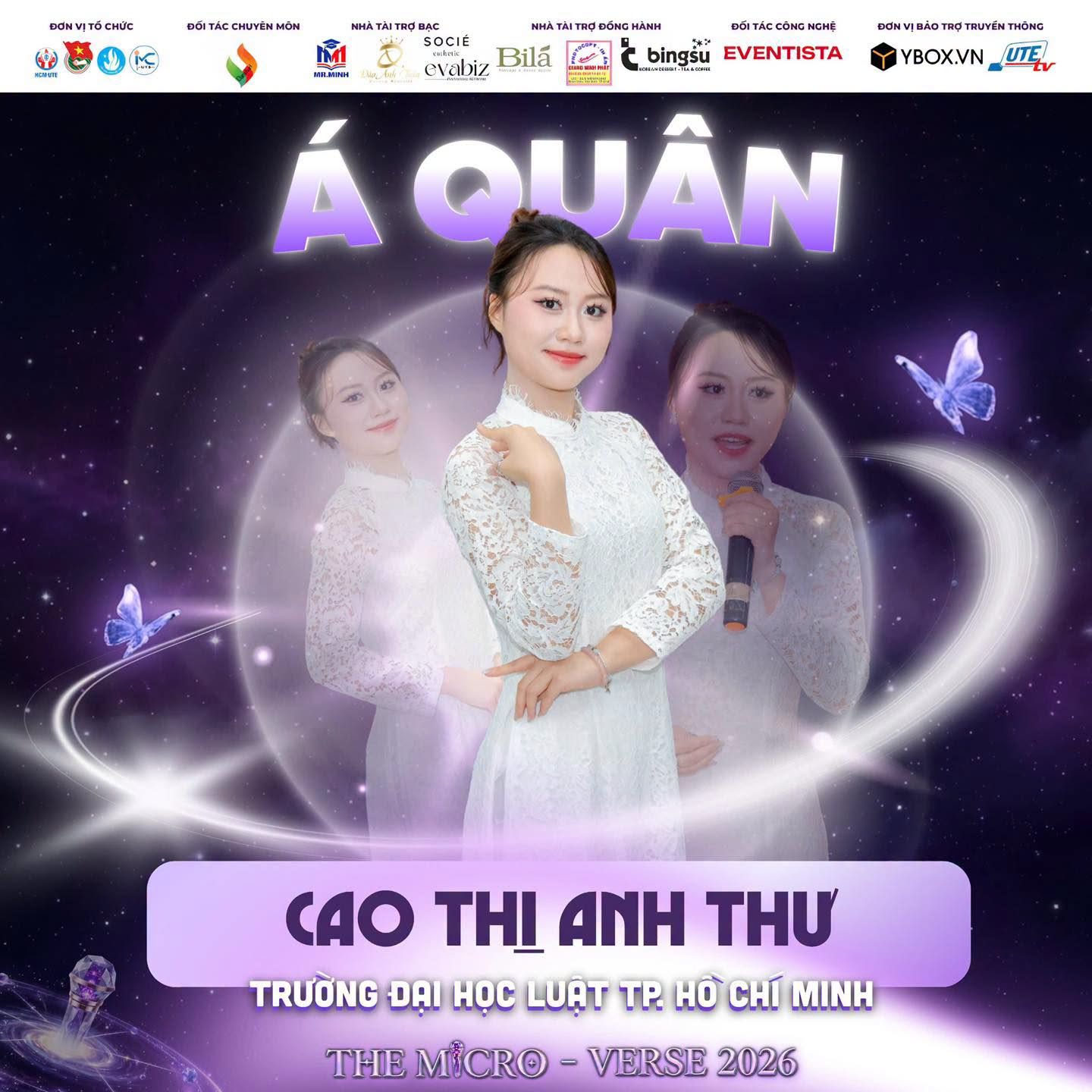 Á quân The Micro-Verse 2026 Cao Thị Anh Thư.
